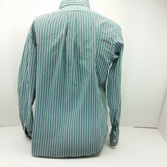 Ralph Lauren Striped Shirt Custom Fit Preppy Dress - Picture 3 of 7